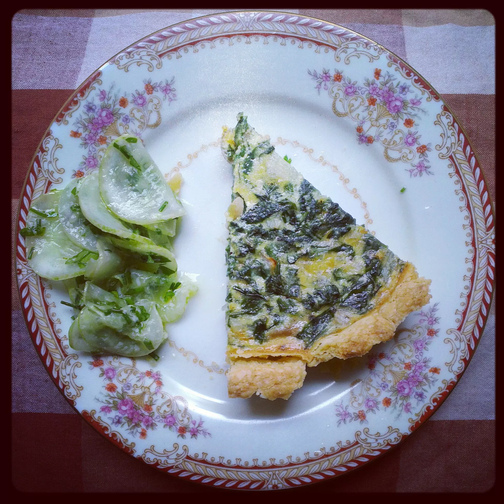 spinach quiche