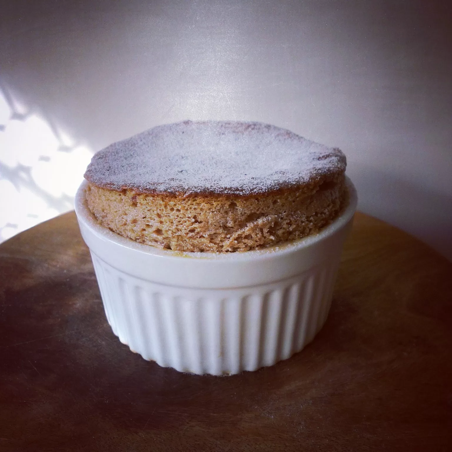 Plum souffle