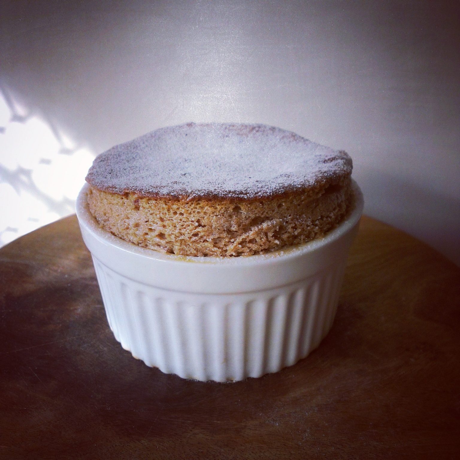 Plum souffle