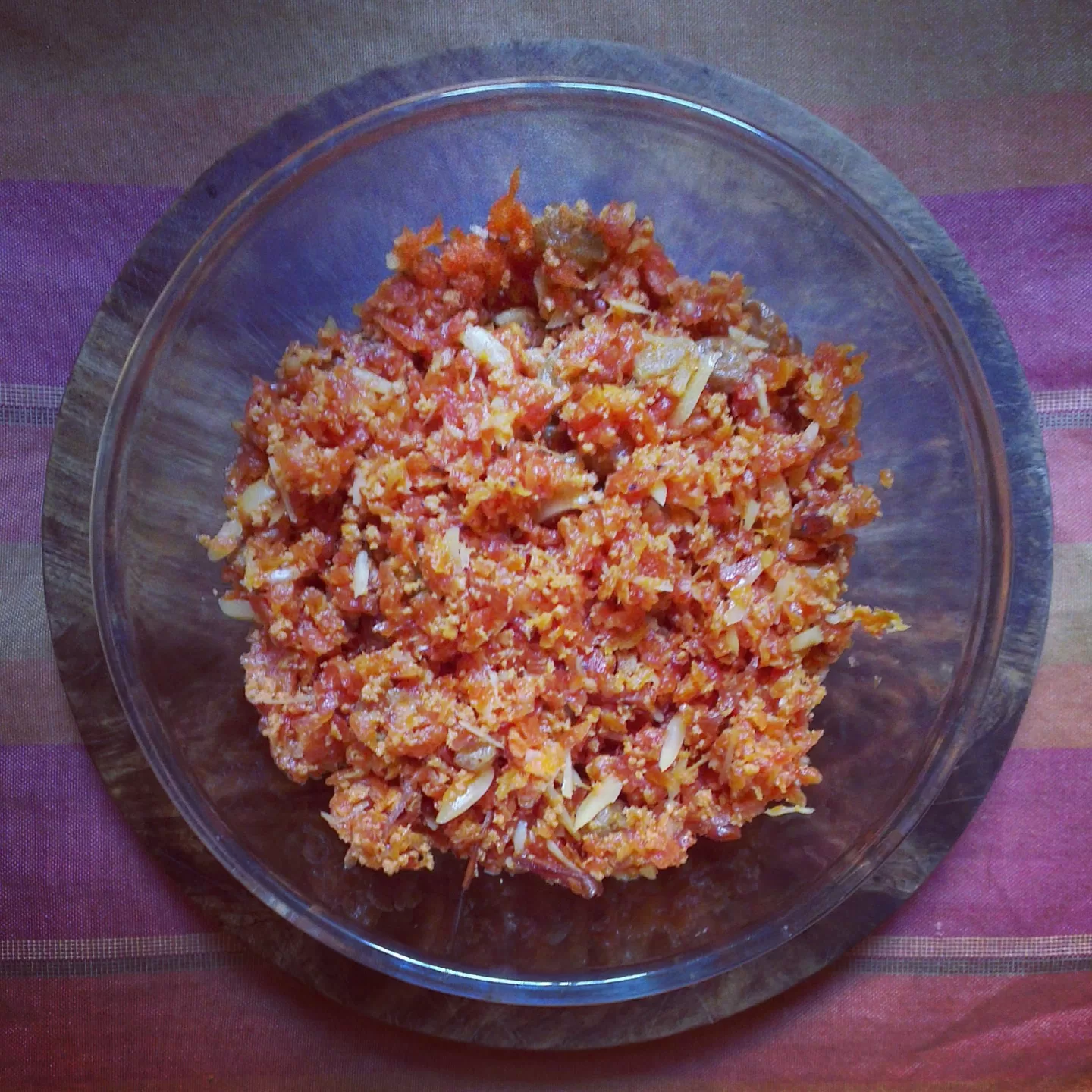 Gajar or carrot halwa